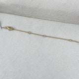 Diamond Chain Necklace 2.17 Carat Yellow Gold 14K