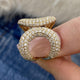 Diamond Statement Ring 2.06 Carat Yellow Gold 14K