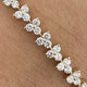 Diamond Tennis Bracelet 4.06 Carat Yellow Gold 14K