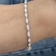 Diamond Tennis Bracelet 2.82 Carat White Gold 14K