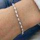 Diamond Tennis Bracelet 2.82 Carat White Gold 14K
