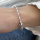 Diamond Bangle Bracelet 1.42 Carat White Gold 14K