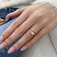 Diamond Wrap Ring 0.47 Carat Yellow Gold 14K