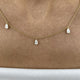 Diamond Chain Necklace 1.66 Carat Yellow Gold 14K