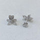 Diamond Stud Earrings 2.64 Carat White Gold 14K