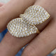 Diamond Statement Ring 3.06 Carat Yellow Gold 14K