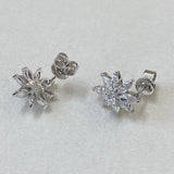 Diamond Earrings 2.15 Carat White Gold 14K