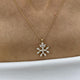 Diamond Pendant Necklace 1.48 Carat Yellow Gold 14K