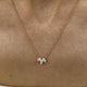 Diamond Chain Necklace 0.48 Carat Rose Gold 14K