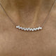 Diamond Chain Necklace 1.81 Carat White Gold 14K
