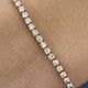 Diamond Tennis Bracelet 2.91 Carat Rose Gold 14K