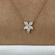 Diamond Chain Necklace 1.29 Carat Rose Gold 14K
