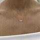 Diamond Pendant Necklace 0.58 Carat Yellow Gold 14K