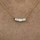 Diamond Pendant Necklace 0.58 Carat Yellow Gold 14K
