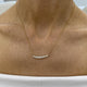 Diamond Chain Necklace 0.84 Carat Yellow Gold 14K