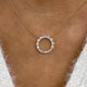 Diamond Pendant Necklace 1.9 ct Yellow Gold