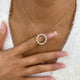 Diamond Pendant Necklace 1.9 ct Yellow Gold