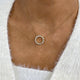Diamond Pendant Necklace 1.9 ct Yellow Gold