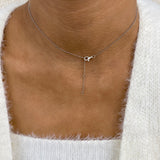 Diamond Pendant Necklace 1.8 ct White Gold