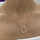Diamond Chain Necklace 1.88 Carat Rose Gold 14K