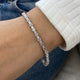 Diamond Tennis Bracelet 6.43 Carat White Gold 14K