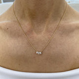 Diamond Chain Necklace 0.56 Carat Yellow Gold 14K