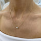 Diamond Chain Necklace 0.56 Carat Yellow Gold 14K