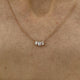 Diamond Chain Necklace 0.60 Carat Rose Gold 14K