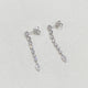Diamond Drop Earrings 2.52 Carat White Gold 14K