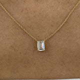 Diamond Pendant Necklace 1.5 ct Yellow Gold