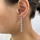 Diamond Drop Earrings 3 ct White Gold