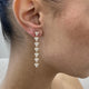 Diamond Drop Earrings 3 Carat Yellow Gold 14K