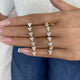 Diamond Drop Earrings 3 ct Yellow Gold