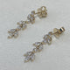 Diamond Drop Earrings 1.63 Carat Yellow Gold 14K