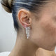 Diamond Drop Earrings 5.75 Carat White Gold 14K