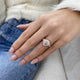 Diamond Dome Ring 1.06 Carat Rose Gold 14K