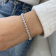 Diamond Tennis Bracelet 4.04 Carat White Gold 14K