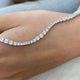 Diamond Tennis Bracelet 4.01 Carat White Gold 14K