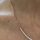 Diamond Chain Necklace 2.28 Carat Rose Gold 14K