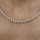 Diamond Tennis Necklace 4.55 Carat Yellow Gold 14K