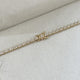 Diamond Tennis Necklace 4.55 Carat Yellow Gold 14K