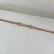 Diamond Tennis Necklace 6.56 Carat Rose Gold 14K