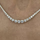Diamond Tennis Necklace 6.52 Carat Yellow Gold 14K