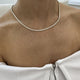 Diamond Tennis Necklace 11.56 Carat Yellow Gold 14K