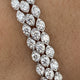 Diamond Tennis Bracelet 6.16 Carat White Gold 14K