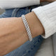 Diamond Tennis Bracelet 6.16 Carat White Gold 14K