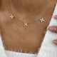 Diamond Pendant Necklace 0.8 ct Yellow Gold