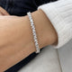 Diamond Tennis Bracelet 4.99 Carat White Gold 14K