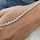 Diamond Tennis Bracelet 6.05 Carat White Gold 14K