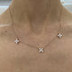 Diamond Chain Necklace 0.90 Carat Rose Gold 14K